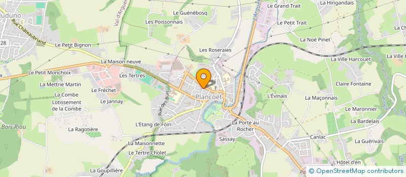 localisation de l'entreprise MADAME LOUANE HERVE  PLANCOET