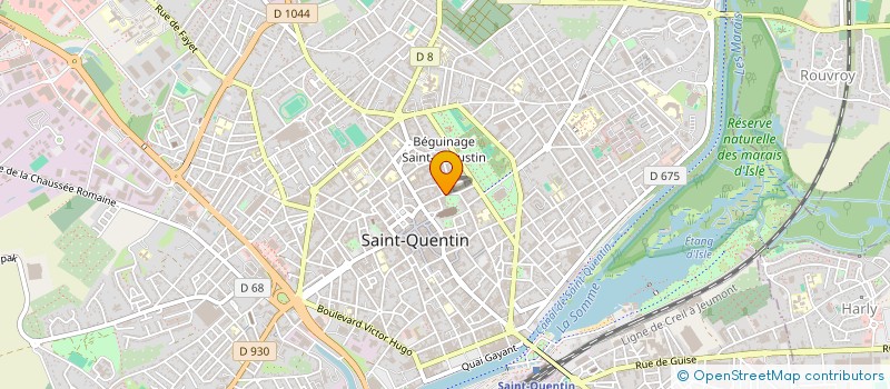 localisation de l'entreprise MADAME LOUANE LANGLET à SAINT-QUENTIN