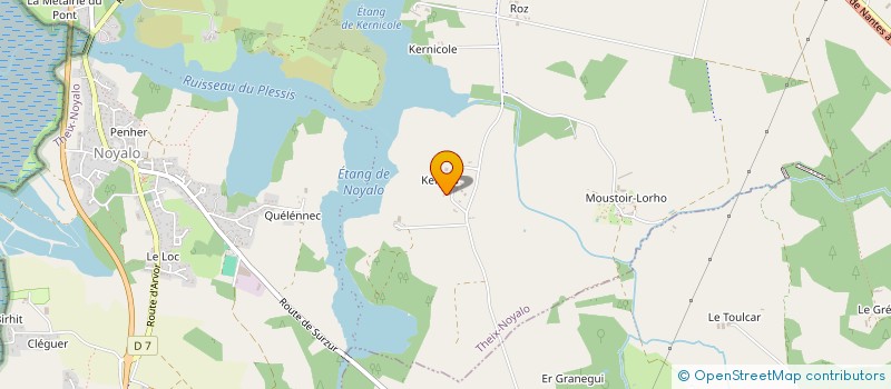 localisation de l'entreprise MADAME LOUANE LEBRETON  THEIX-NOYALO