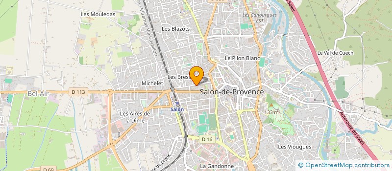 localisation de l'entreprise MADAME LOUANE LEBRUN  SALON-DE-PROVENCE