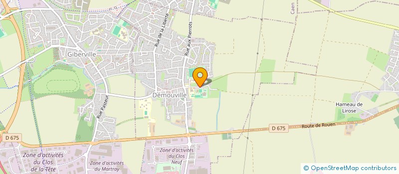 localisation de l'entreprise MADAME LOUANE LEROYER  DEMOUVILLE