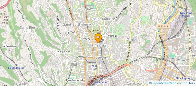 localisation de l'entreprise MADAME LOUANE LOPEZ--DAILLAND  NICE