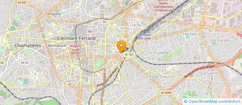 localisation de l'entreprise MADAME LOUANE ROUEL  CLERMONT-FERRAND