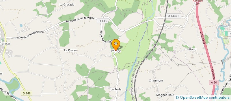 localisation de l'entreprise MADAME LOUANE ROUSSEAU  SAINT-VIANCE