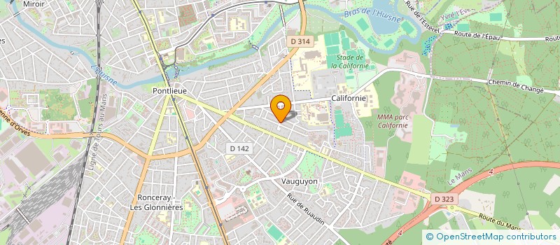 localisation de l'entreprise MADAME LOUANE ROUSSEAU  LE MANS