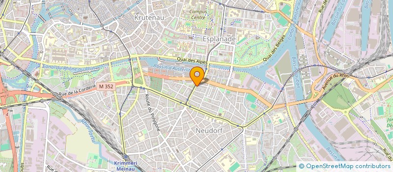 localisation de l'entreprise MADAME LOUANE SCHNEIDER à STRASBOURG