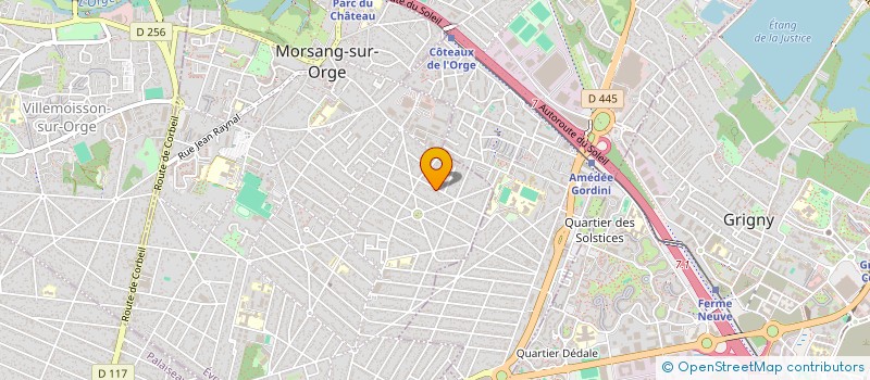 localisation de l'entreprise MADAME LOUANE THIERRY  MORSANG-SUR-ORGE