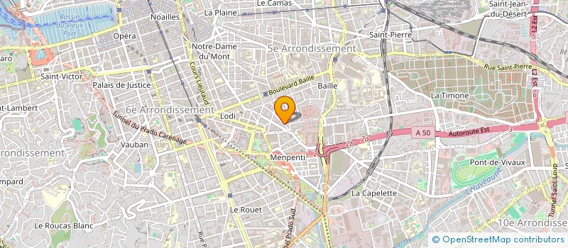 localisation de l'entreprise MADAME LOUANE TRAM ANH VU  MARSEILLE