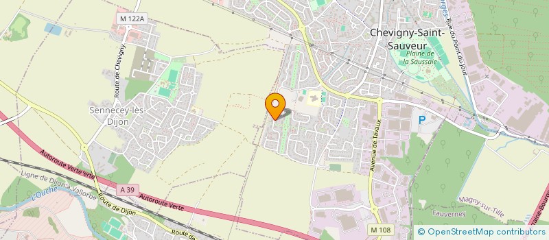 localisation de l'entreprise MADAME LOUANN CLERET  CHEVIGNY-SAINT-SAUVEUR