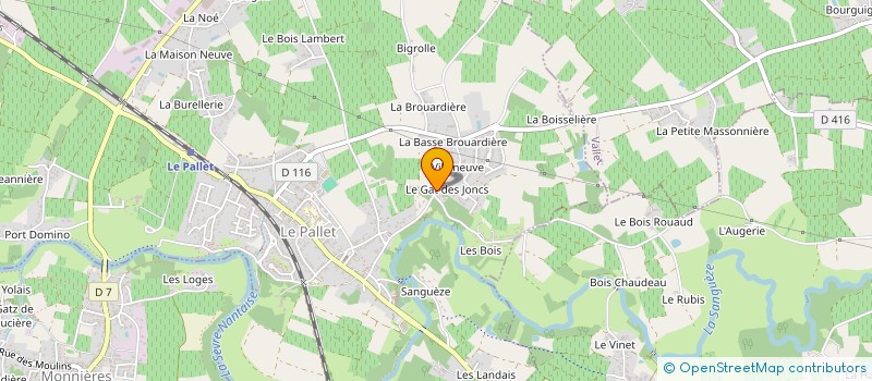 localisation de l'entreprise MADAME LOUANN EYSSERIC  LE PALLET