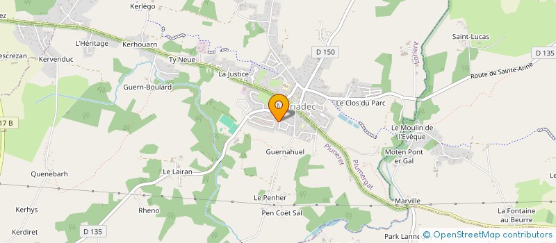 localisation de l'entreprise MADAME LOUANN LE CERF  PLUNERET