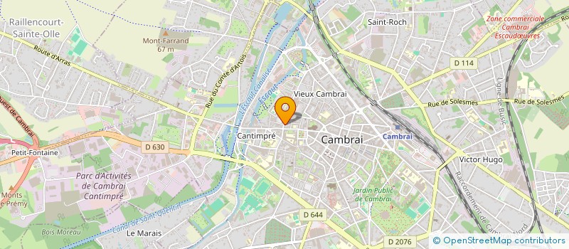 localisation de l'entreprise MADAME LOUANN LESECQ  CAMBRAI