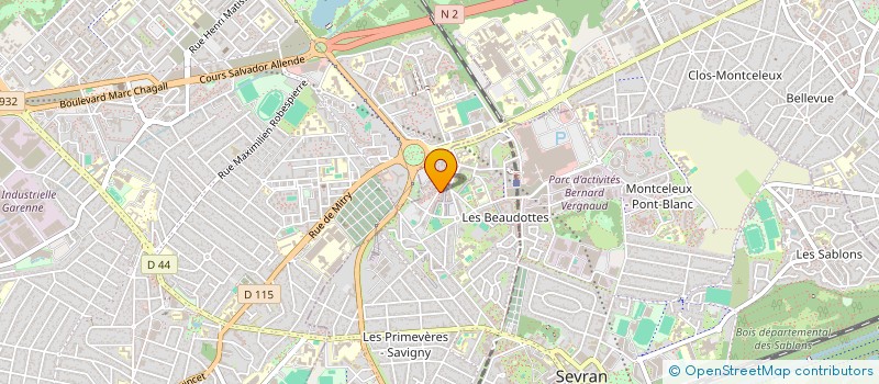 localisation de l'entreprise MADAME LOUANN MILLE  SEVRAN