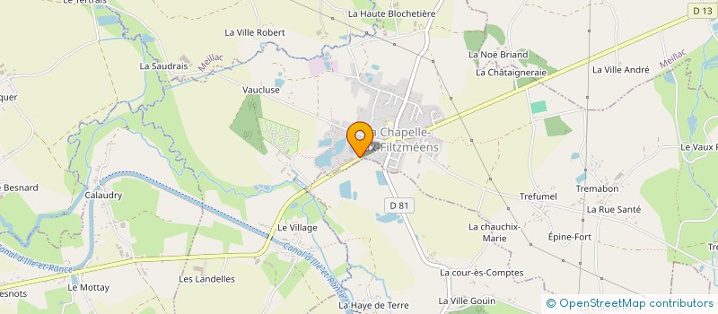 localisation de l'entreprise MADAME LOUANN TOXE  LA CHAPELLE-AUX-FILTZMEENS