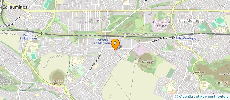 localisation de l'entreprise MADAME LOUANNE CHARLES  MERICOURT