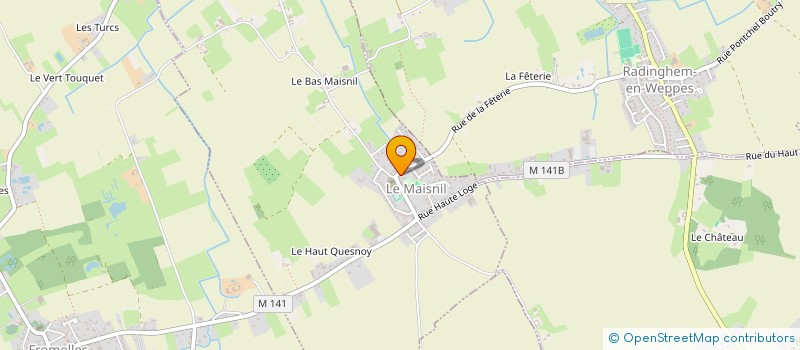 localisation de l'entreprise MADAME LOUANNE CHATELLIER à LE MAISNIL