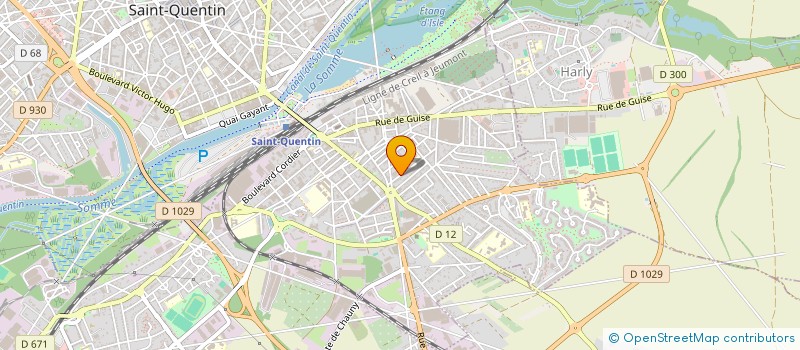 localisation de l'entreprise MADAME LOUANNE DUDRAGNE à SAINT-QUENTIN