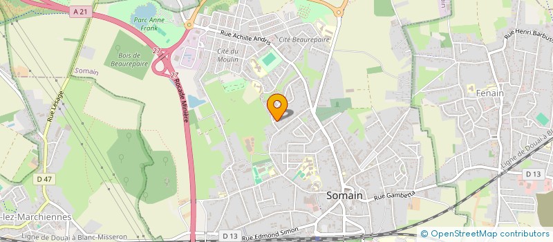 localisation de l'entreprise MADAME LOUANNE DUFOUR  SOMAIN