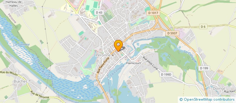 localisation de l'entreprise MADAME LOUANNE FLAMENT à PERONNE