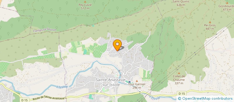 localisation de l'entreprise MADAME LOUANNE FRANQUEVILLE  SAINTE-ANASTASIE-SUR-ISSOLE