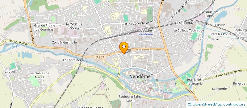 localisation de l'entreprise MADAME LOUANNE JOLY à VENDOME