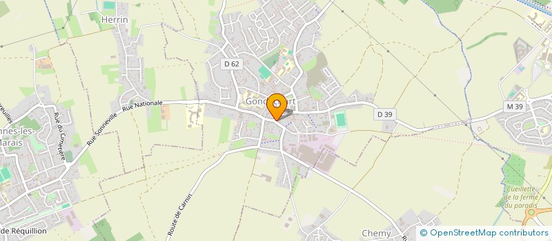 localisation de l'entreprise MADAME LOUANNE LARZUL  GONDECOURT