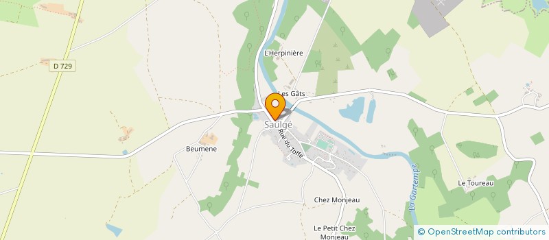 localisation de l'entreprise MADAME LOUANNE PINTAULT à SAULGE