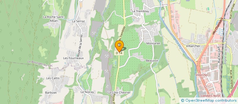 localisation de l'entreprise MADAME LOUANNE POEUNG  LA MOTTE-SERVOLEX