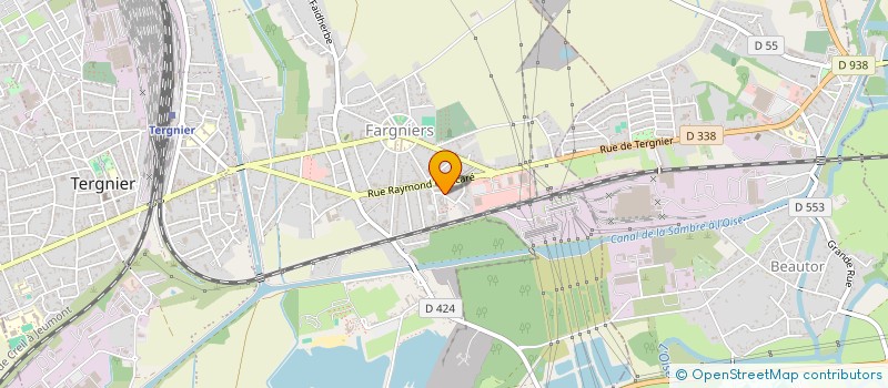 localisation de l'entreprise MADAME LOUANNE POULAIN  TERGNIER