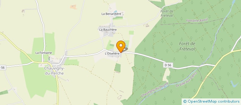 localisation de l'entreprise MADAME LOUANNE RENAUD  CHAUVIGNY-DU-PERCHE