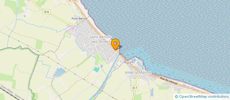 localisation de l'entreprise MADAME LOUBA BRYNDZIA  SAINT-BENOIT-DES-ONDES