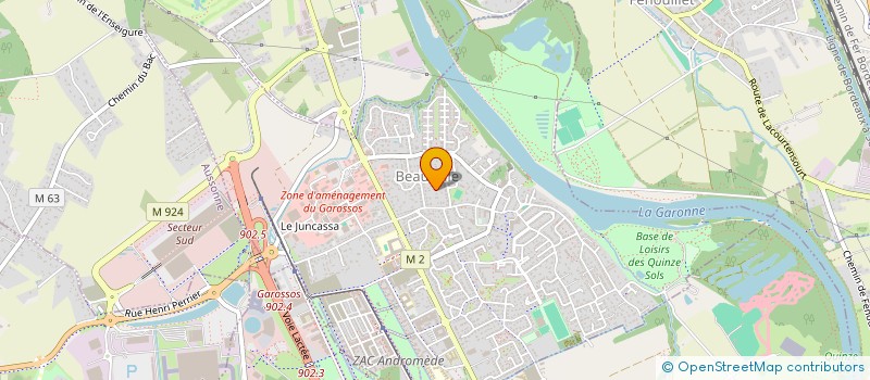 localisation de l'entreprise MADAME LOUBDA TOYBOU M'BAE  BEAUZELLE