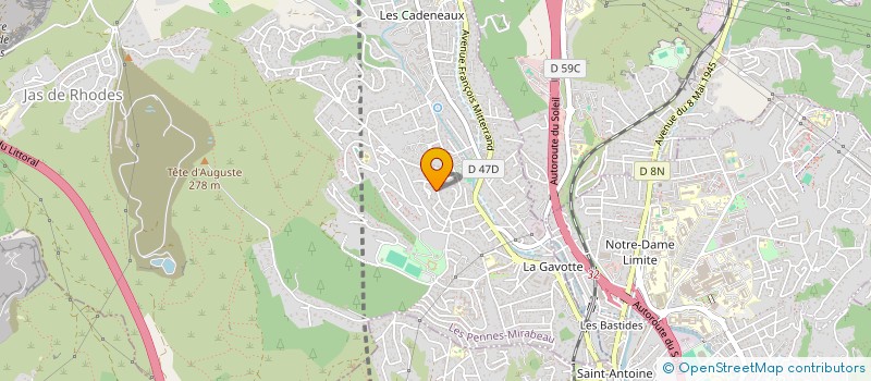 localisation de l'entreprise MADAME LOUBNA ABDOU à LES PENNES-MIRABEAU