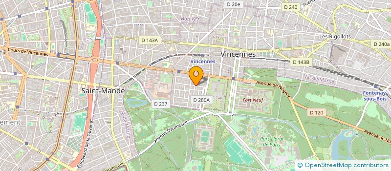 localisation de l'entreprise MADAME LOUBNA ACHTIR à VINCENNES