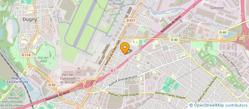 localisation de l'entreprise MADAME LOUBNA AJDAIN à LE BLANC-MESNIL