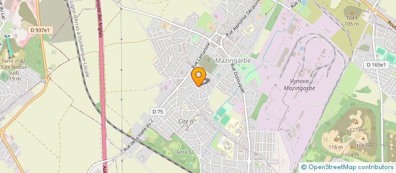 localisation de l'entreprise MADAME LOUBNA AMZIL  MAZINGARBE