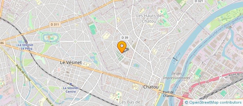 localisation de l'entreprise MADAME LOUBNA AZOUGARH  CHATOU