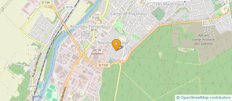 localisation de l'entreprise MADAME LOUBNA BADDA  COMPIEGNE