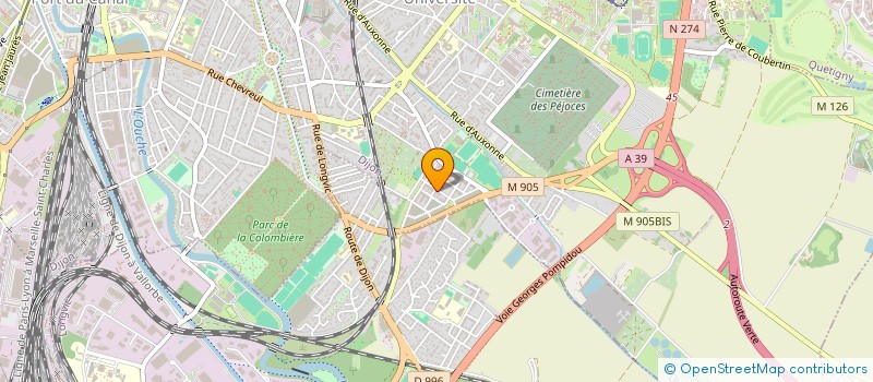 localisation de l'entreprise MADAME LOUBNA BAGHDADI  DIJON