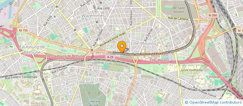 localisation de l'entreprise MADAME LOUBNA BELMIR à LILLE