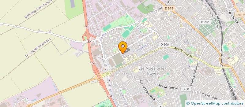 localisation de l'entreprise MADAME LOUBNA BENLAANAYA  LA CHAPELLE-SAINT-LUC