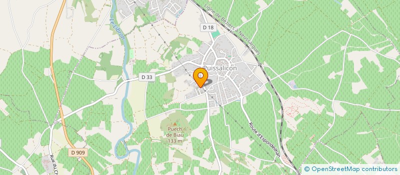 localisation de l'entreprise MADAME LOUBNA BESNE  PUISSALICON