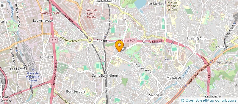 localisation de l'entreprise MADAME LOUBNA BOUIDH à MARSEILLE