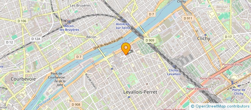 localisation de l'entreprise MADAME LOUBNA CHAKIR à LEVALLOIS PERRET