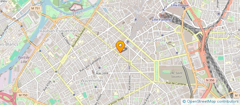 localisation de l'entreprise MADAME LOUBNA CHAOUI à LILLE