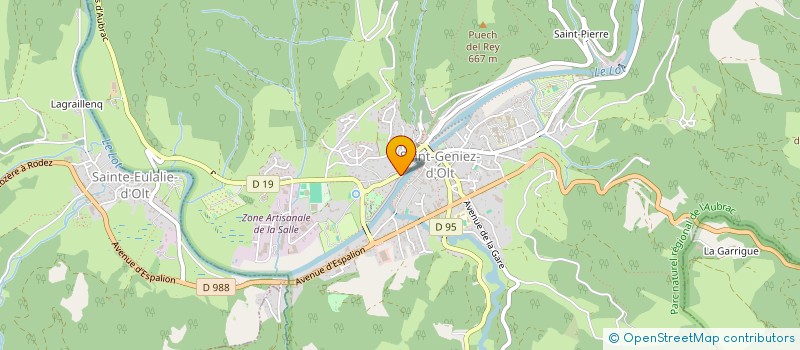 localisation de l'entreprise MADAME LOUBNA DAIENE  SAINT GENIEZ D'OLT ET D'AUBRAC