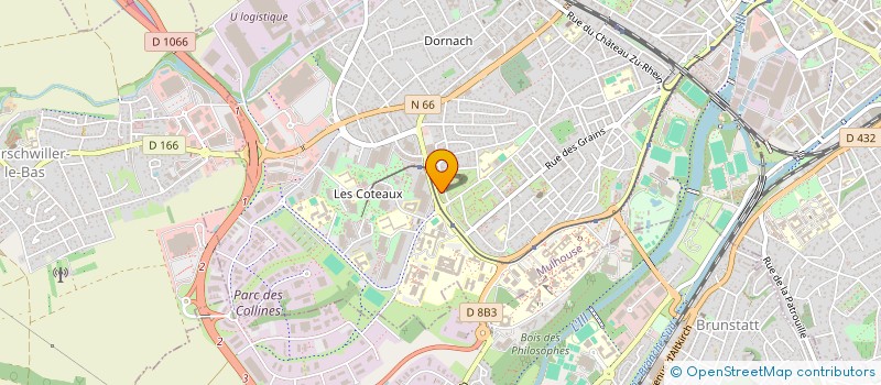 localisation de l'entreprise MADAME LOUBNA DEBANI ALIDI  MULHOUSE