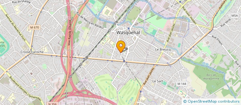 localisation de l'entreprise MADAME LOUBNA DEFFOUN  WASQUEHAL