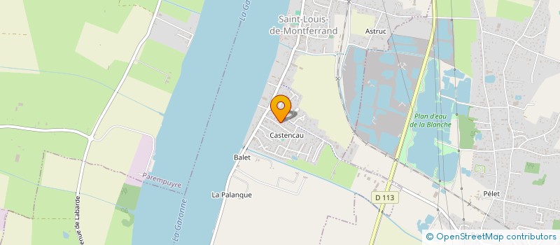 localisation de l'entreprise MADAME LOUBNA DEROUICH  SAINT-LOUIS-DE-MONTFERRAND