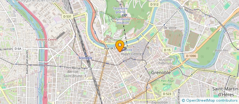 localisation de l'entreprise MADAME LOUBNA EL AHMADI à GRENOBLE